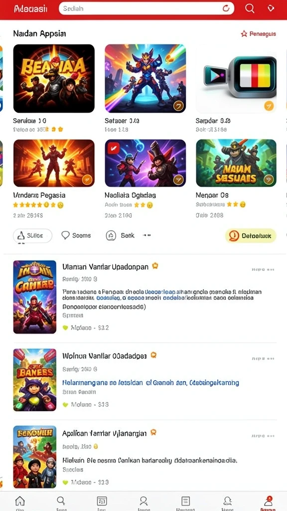 goto77 - Tampilan antarmuka yang user-friendly dan menarik.